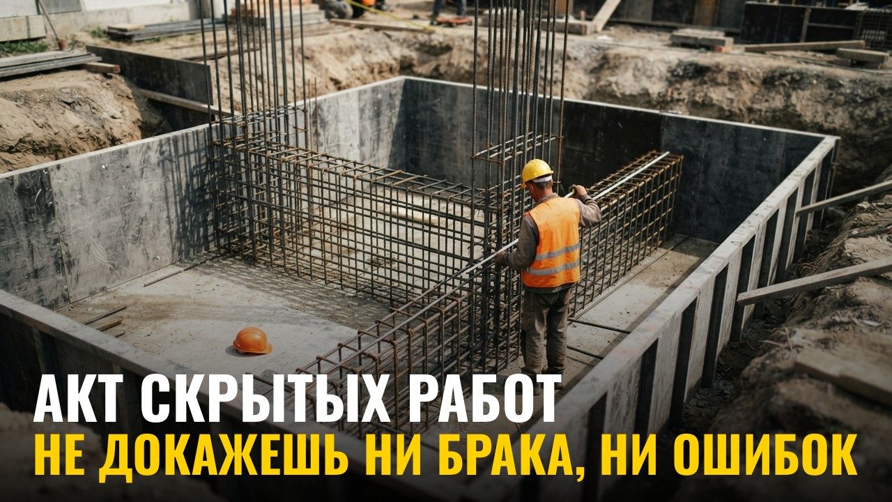 Что должно быть в акте скрытых работ и почему без него не докажешь брак