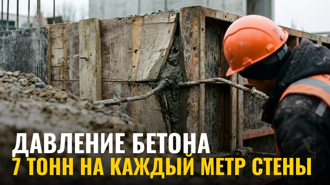 7 тонн на квадратный метр: почему опалубку разрывает изнутри