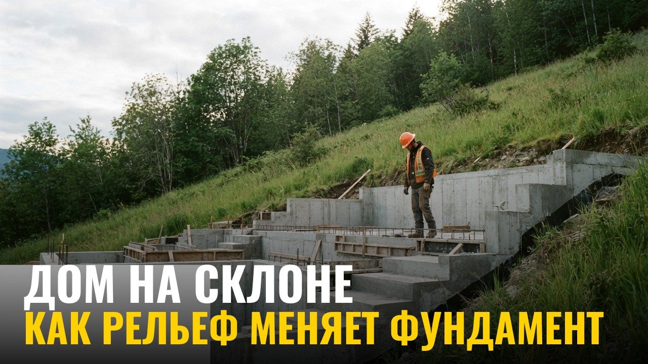 Дом на склоне в Ленобласти: как рельеф меняет фундамент