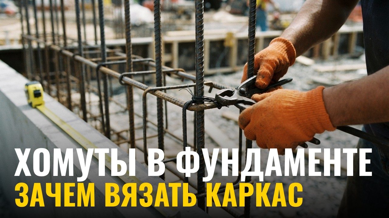 Хомуты: зачем они, если ленту «и так держит» продольная арматура