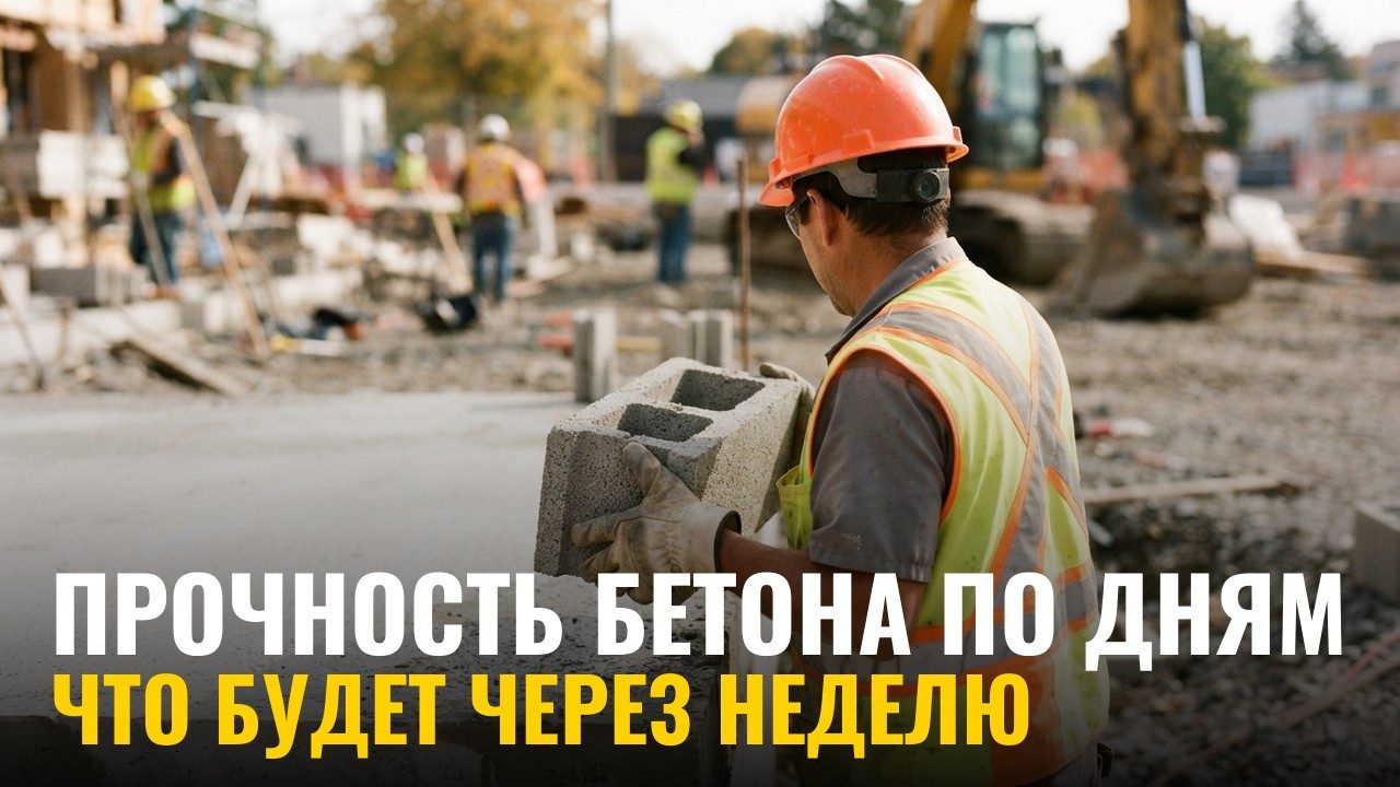 Почему бетон нельзя нагружать раньше срока: что ломается внутри, если ставить стены через неделю