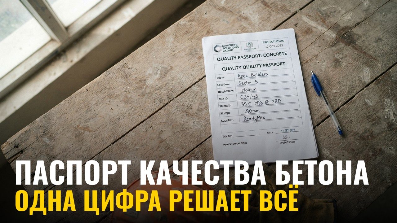 Паспорт качества бетона: что в нём читать и как распознать подделку