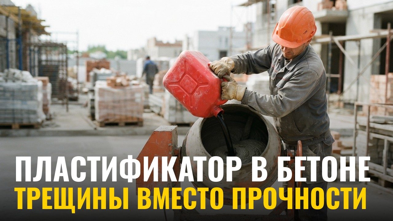 Зачем в бетон добавляют пластификатор и когда это вредно