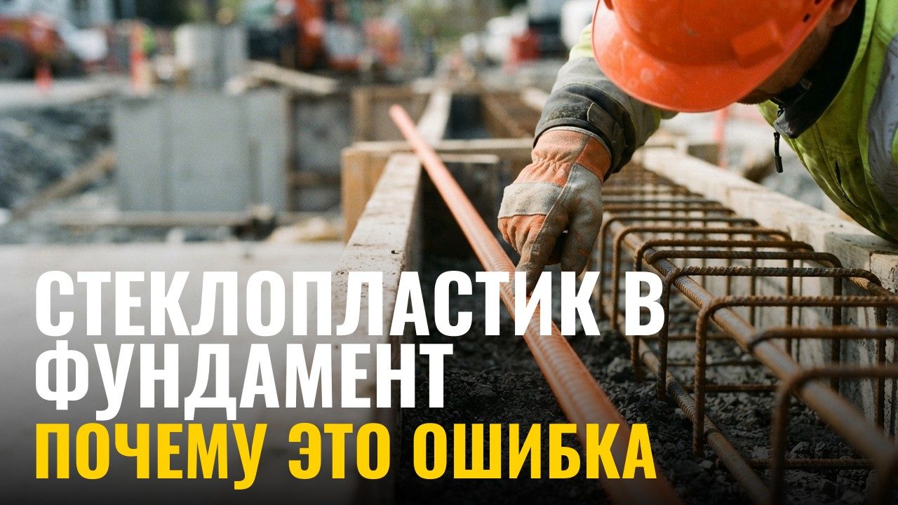 Стеклопластиковая арматура: почему её рекламируют и почему в фундамент её не кладут