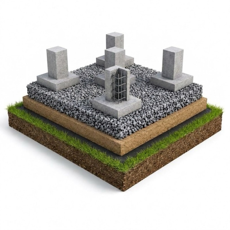 Столбчатый фундамент