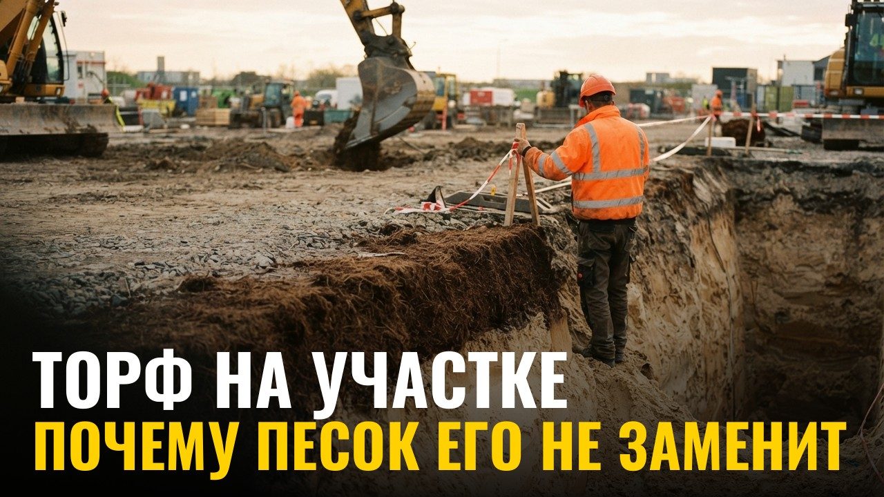 Почему торф нельзя «просто выкопать и засыпать песком»