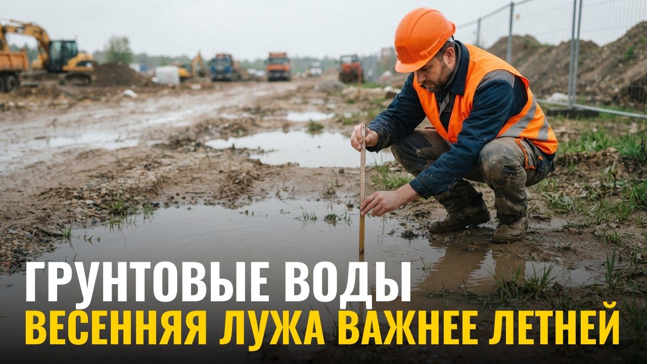 Уровень грунтовых вод: как узнать без геологии и почему весенняя лужа важнее летней