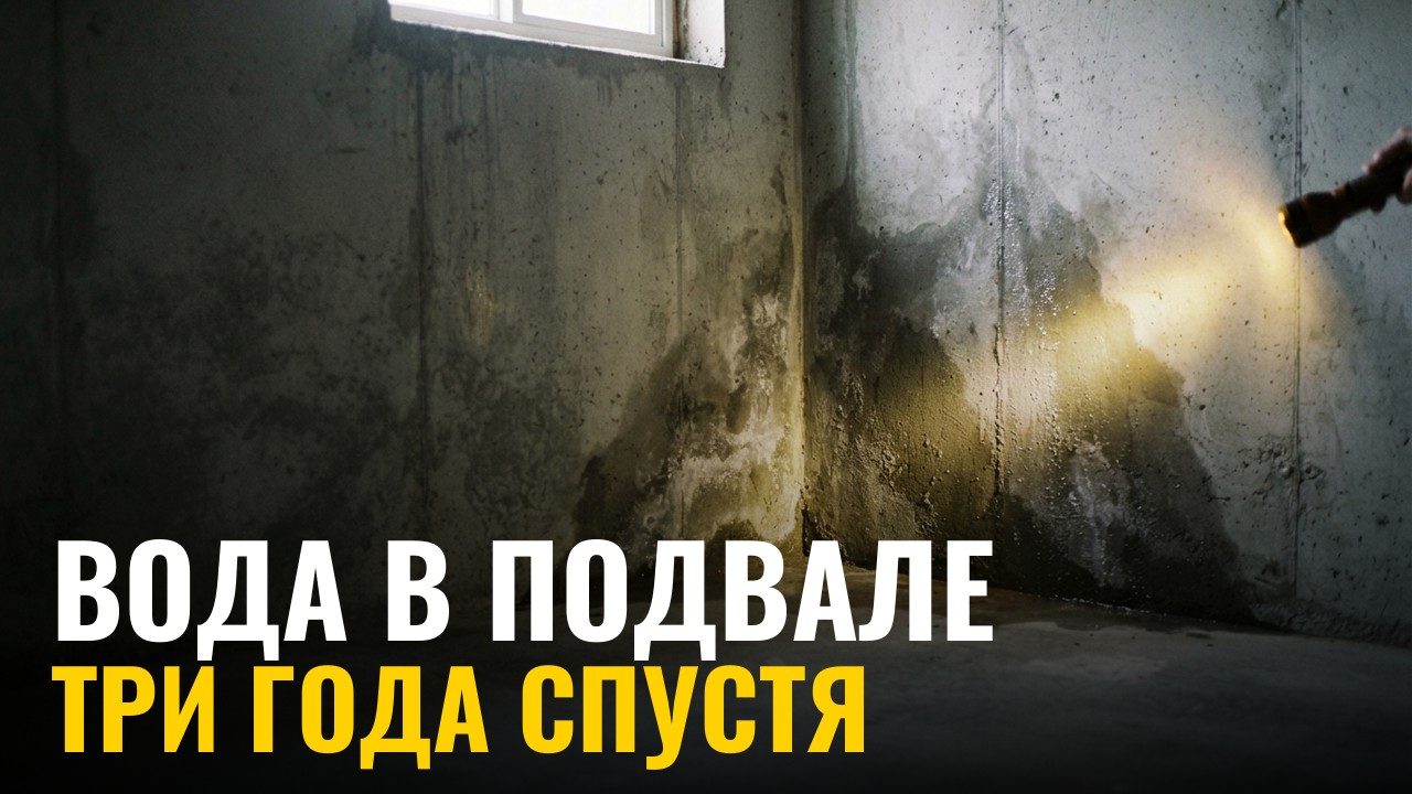 Почему вода в подвале появляется через 3 года, а не сразу