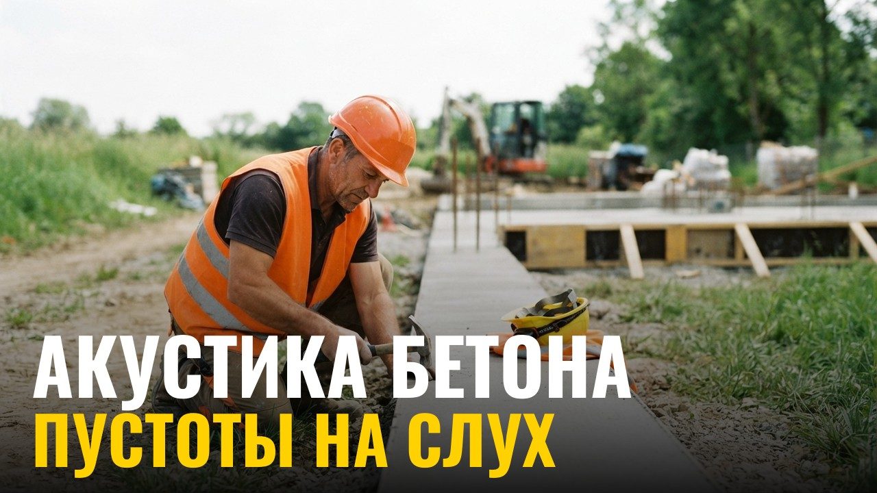 Почему бетон «звенит» и «глухо стучит»: что говорит звук о пустотах внутри ленты